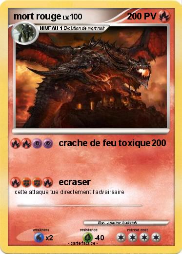 Pokemon mort rouge