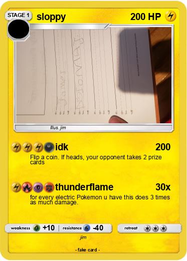 Pokemon sloppy