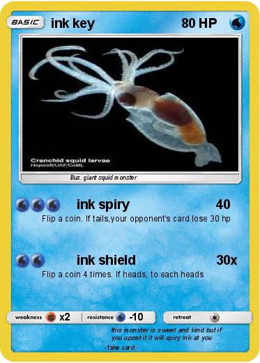 Pokemon ink key