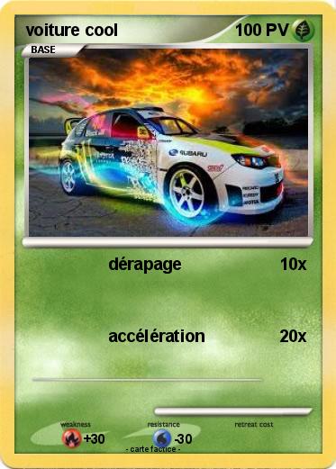 Pokemon voiture cool