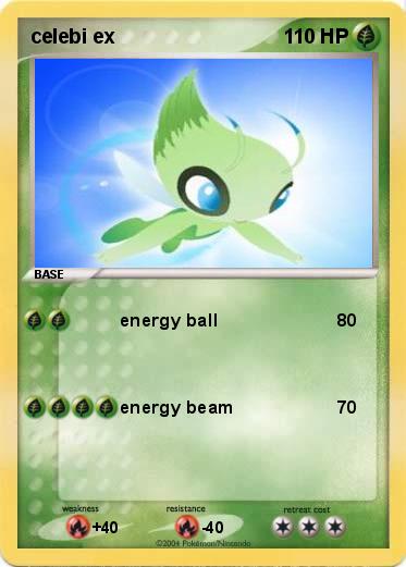 Pokemon celebi ex