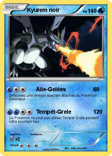 Pokemon Kyurem noir
