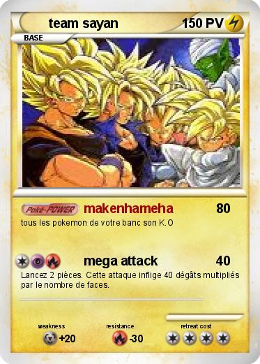 Pokemon team sayan