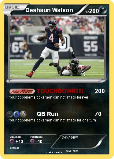Pokemon Deshaun Watson