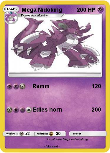 Pokemon Mega Nidoking
