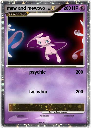 Pokemon mew and mewtwo