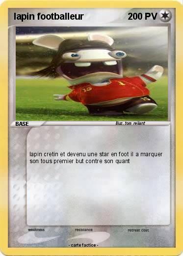 Pokemon lapin footballeur