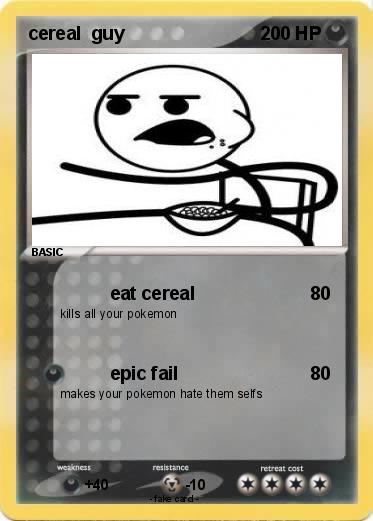 Pokemon cereal  guy