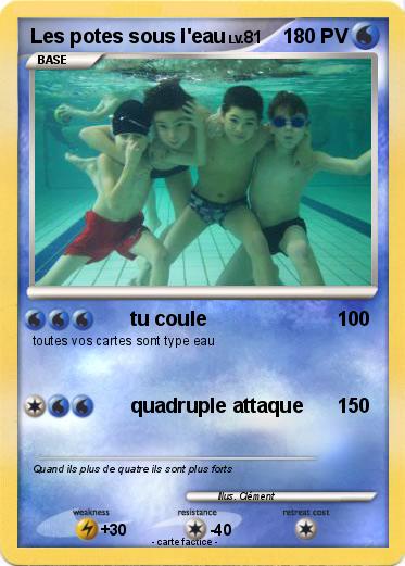 Pokemon Les potes sous l'eau