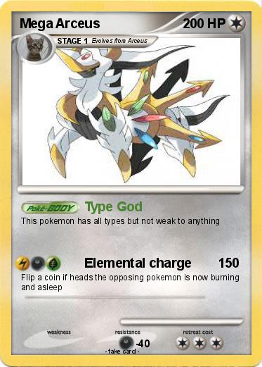 Pokemon Mega Arceus
