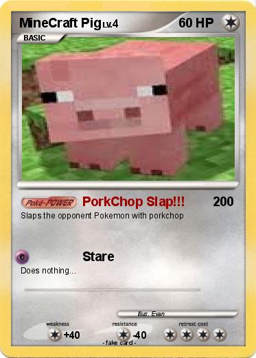 Pokemon MineCraft Pig