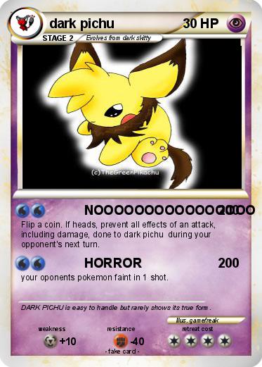Pokemon dark pichu