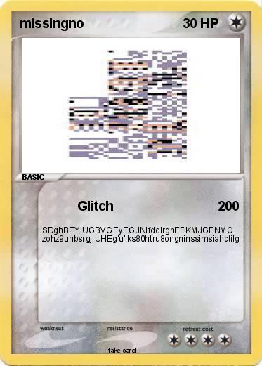 Pokemon missingno