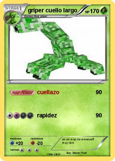 Pokemon griper cuello largo