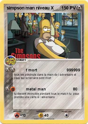 Pokemon simpson man niveau X