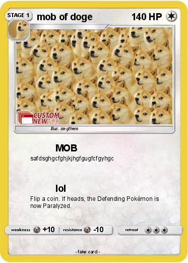 Pokemon mob of doge