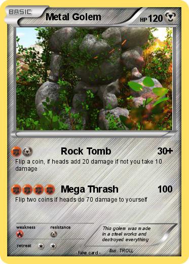Pokemon Metal Golem