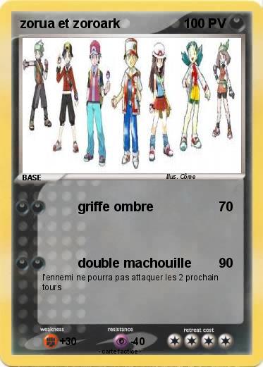 Pokemon zorua et zoroark