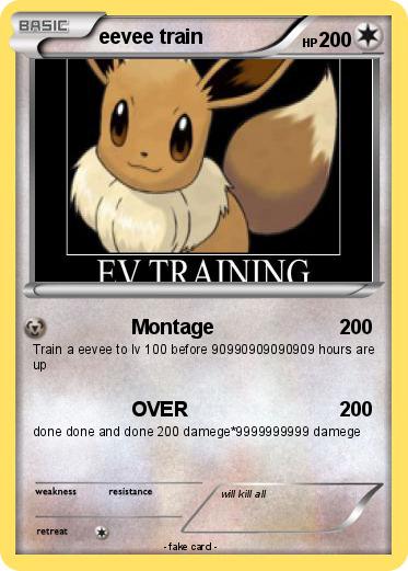 Pokemon eevee train