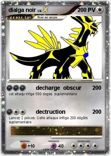 Pokemon dialga noir