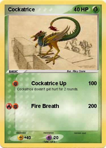Pokemon Cockatrice