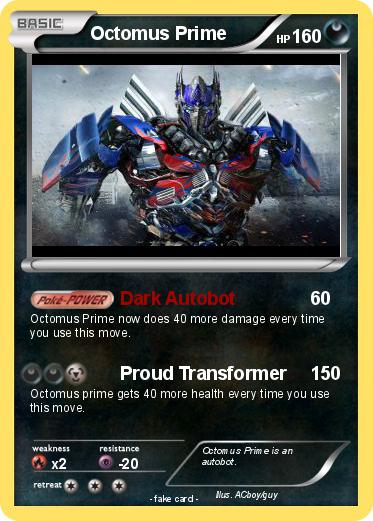 Pokemon Octomus Prime