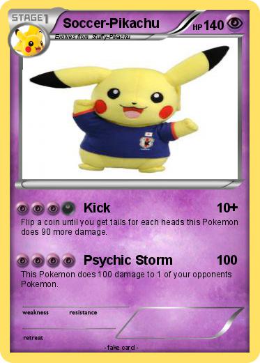 Pokemon Soccer-Pikachu