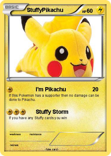 Pokemon StuffyPikachu
