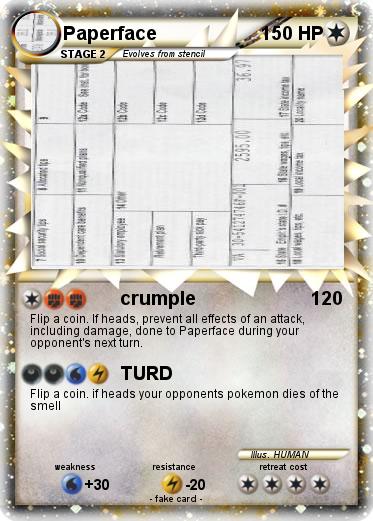 Pokemon Paperface
