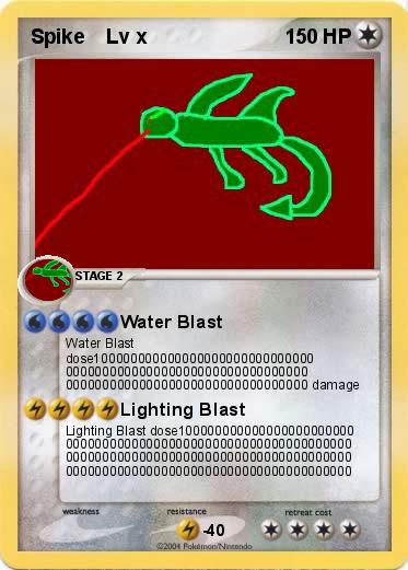 Pokemon Spike    Lv x