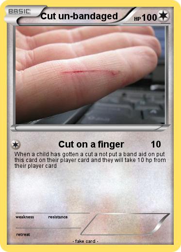 Pokemon Cut un-bandaged