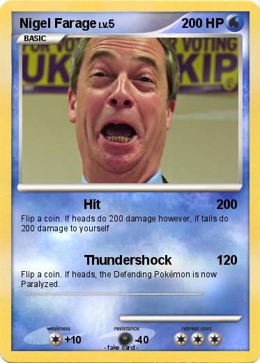 Pokemon Nigel Farage