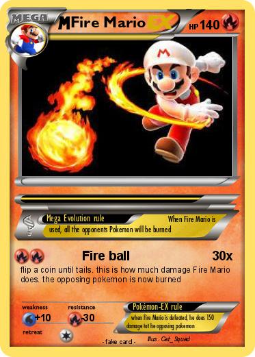 Pokemon Fire Mario