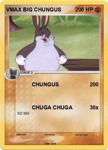 Pokemon VMAX BIG CHUNGUS
