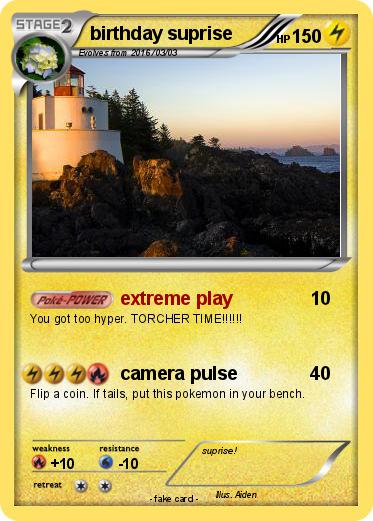 Pokemon birthday suprise
