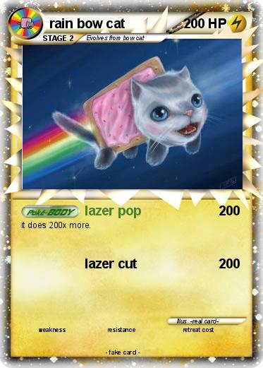 Pokemon rain bow cat