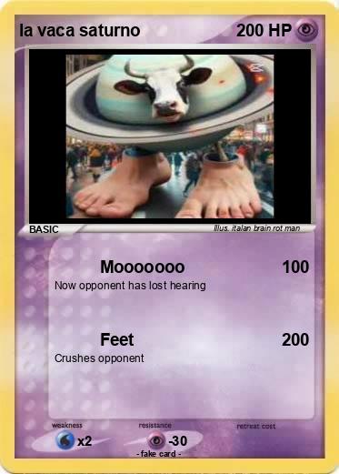 Pokemon la vaca saturno