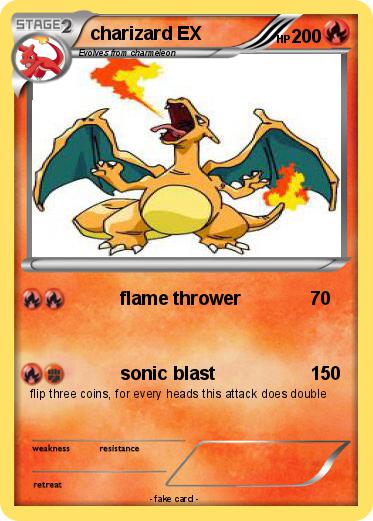 Pokemon charizard EX