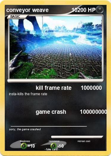 Pokemon conveyor weave               10