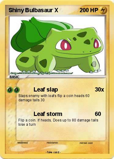 Pokemon Shiny Bulbasaur X