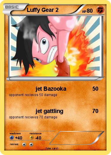 Pokemon Luffy Gear 2