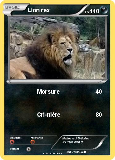 Pokemon Lion rex
