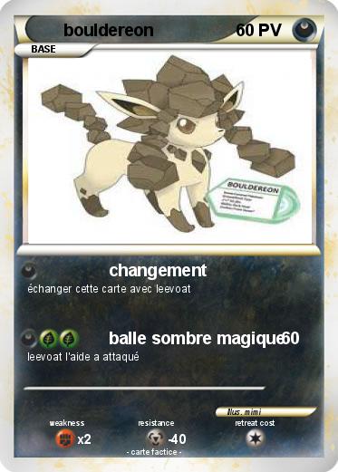 Pokemon bouldereon
