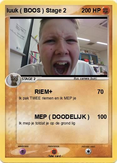 Pokemon luuk ( BOOS ) Stage 2