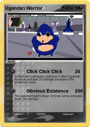 Pokemon Ugandan Warrior