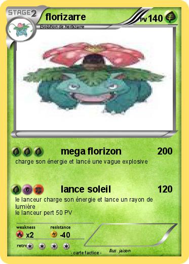 Pokemon florizarre