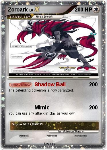 Pokemon Zoroark