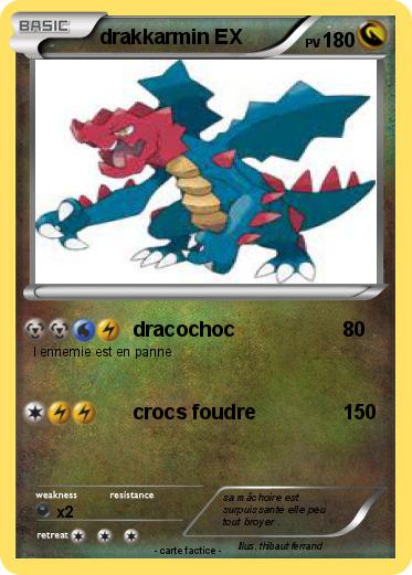 Pokemon drakkarmin EX
