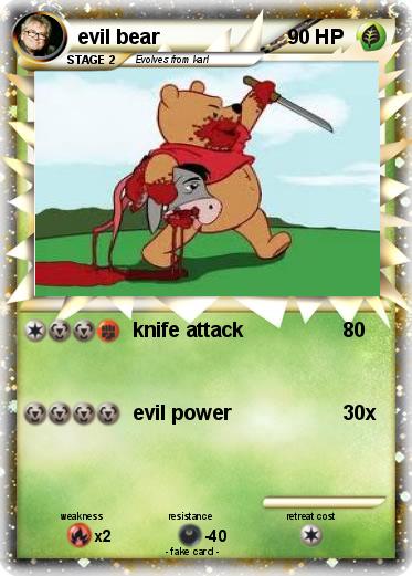 Pokemon evil bear