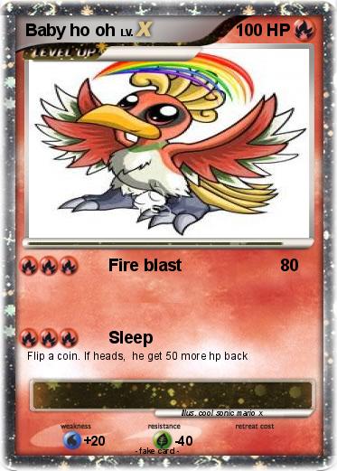 Pokemon Baby ho oh